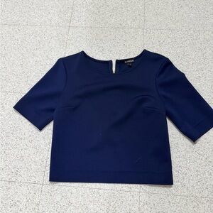 Express Dark Blue Women's Crop Top